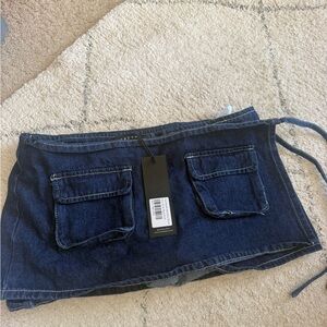 Lioness Dark Blue Mini Skirt